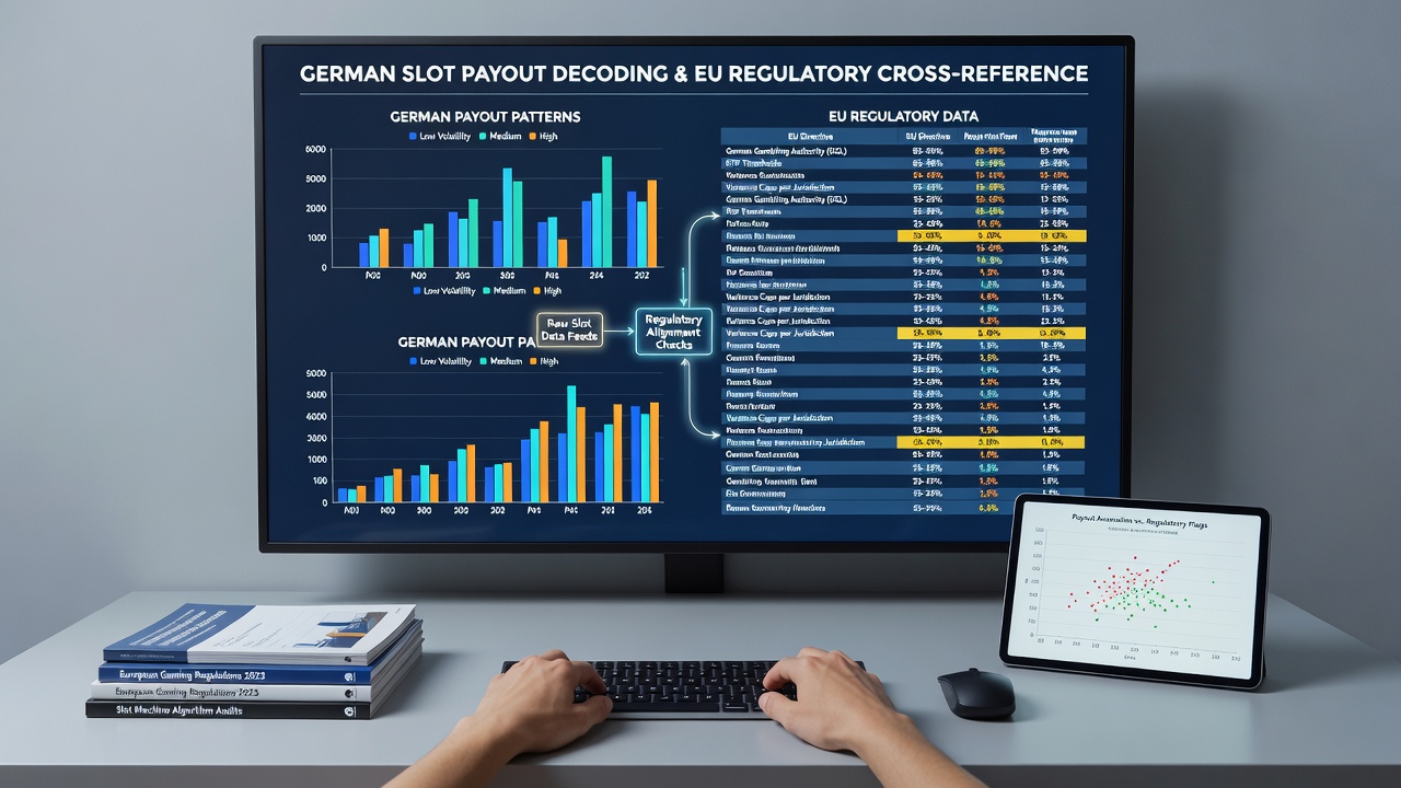 Comparison graphs of slot RTP averages from German and other European regulators