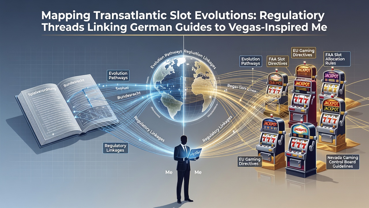 Modern slot interface displaying bonus features and regulatory compliance labels common in both Nevada and German markets
