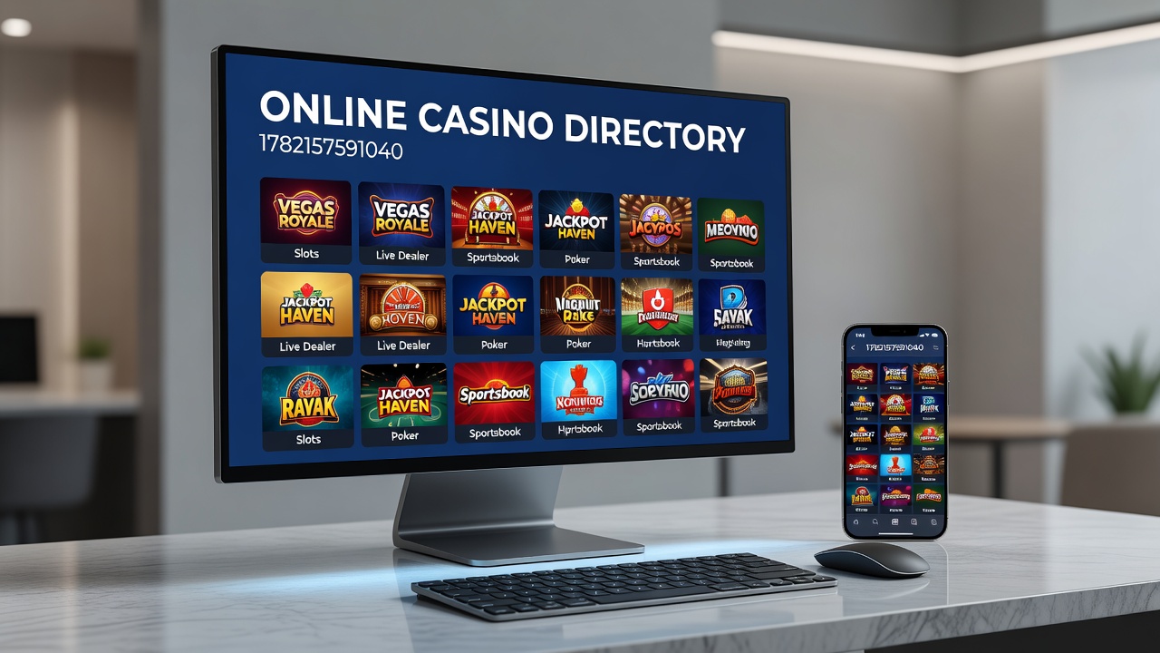 Users comparing multiple casino profiles within an online directory interface with ratings and reviews visible