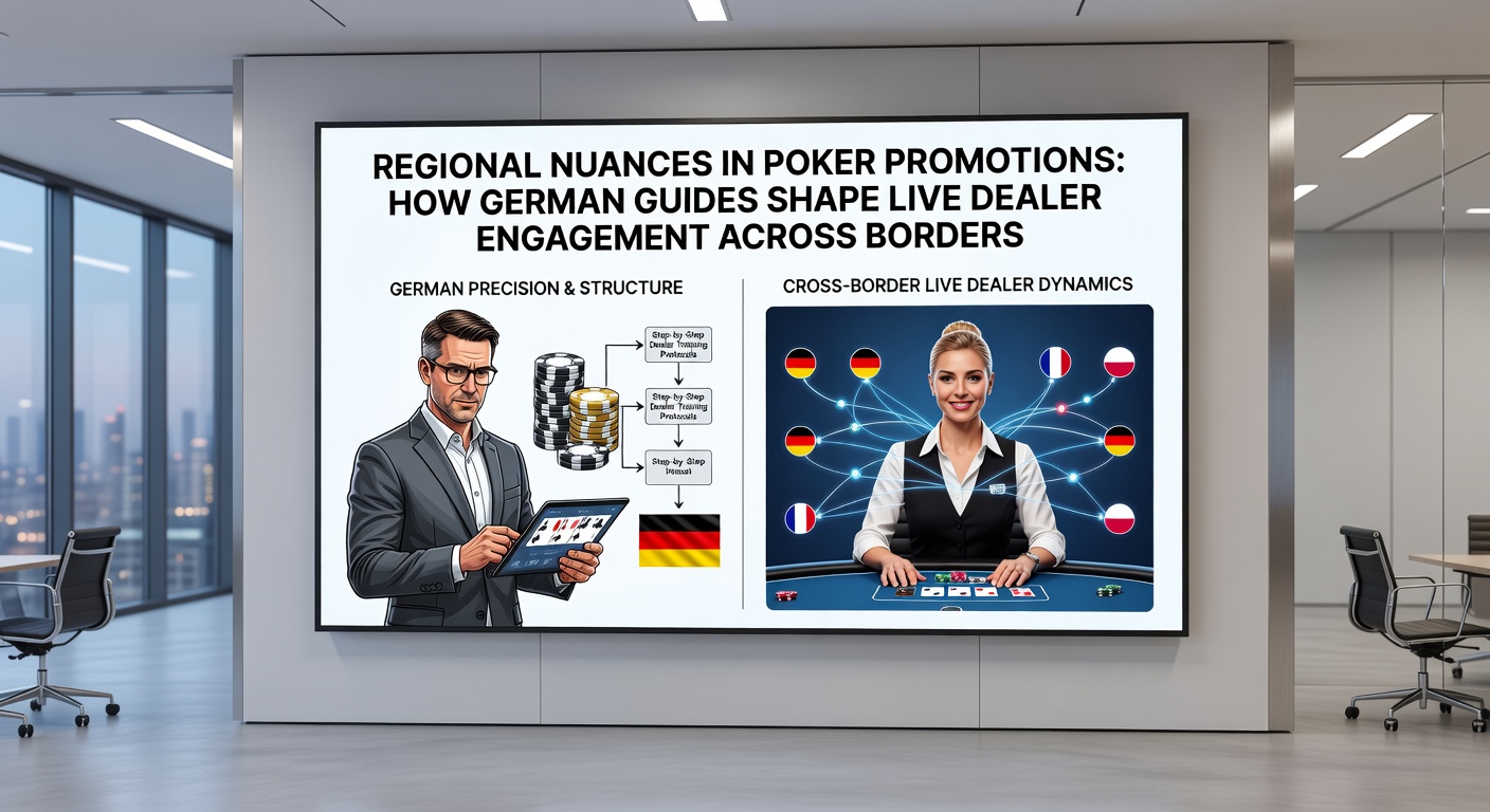 Live dealer poker tables with regional promotion overlays in global markets